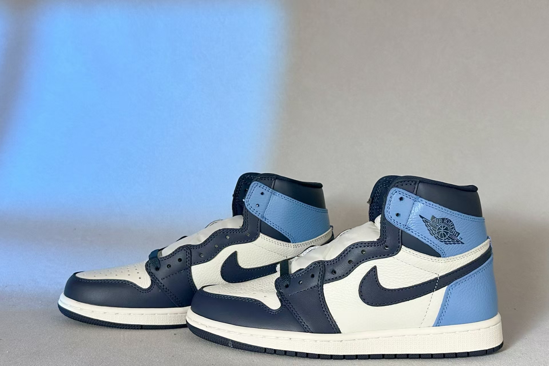 Air Jordan 1 High OG in Blue/Black – Original Retro High-Top Shoes