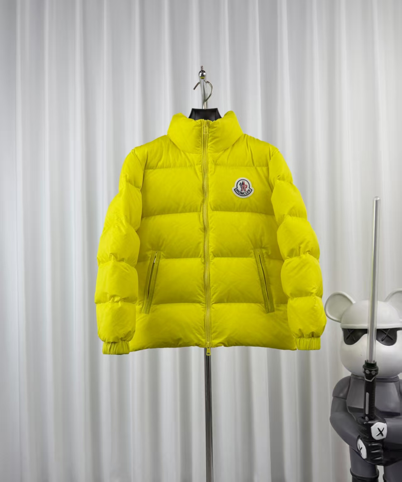 Moncler Citala Vibrant Yellow Short Puffer – Featherlight & Tailored