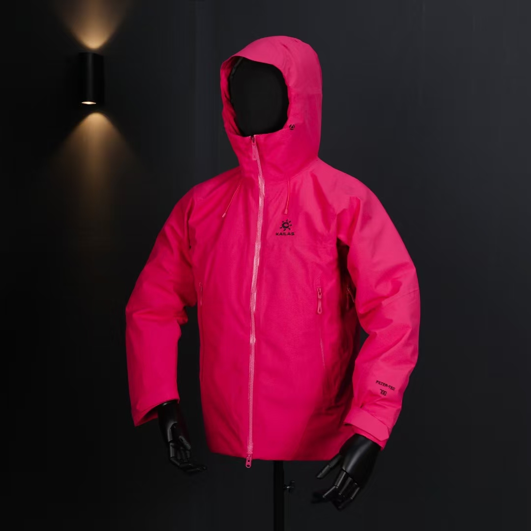 KAILAS Aspen Fuchsia Hardshell Ski Jacket - 700-Fill Goose Down, Waterproof & Windproof