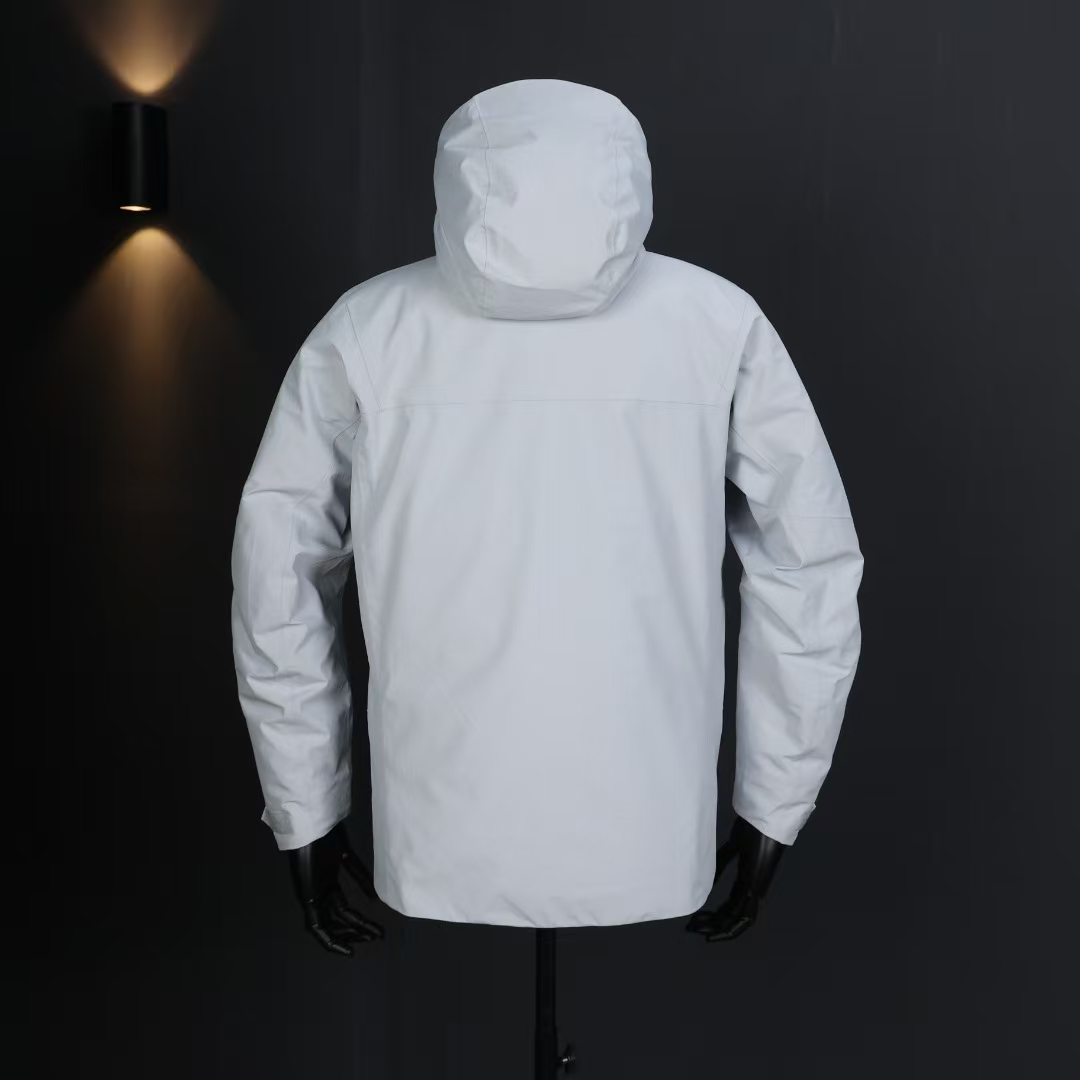 KAILAS Aspen Light Blue Hardshell Ski Jacket - 700-Fill Goose Down, Waterproof & Windproof