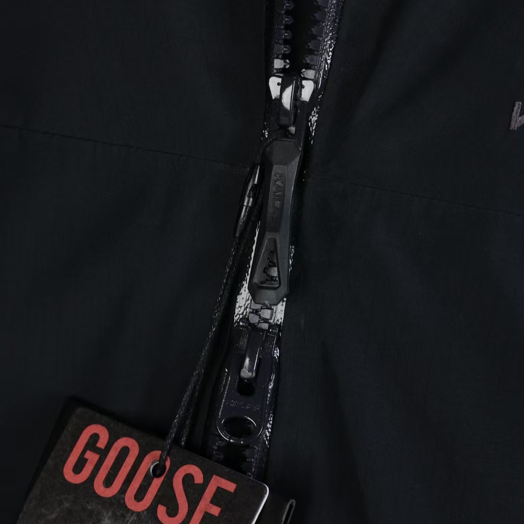 KAILAS Aspen Black Hardshell Ski Jacket - 700-Fill Goose Down, Waterproof & Windproof