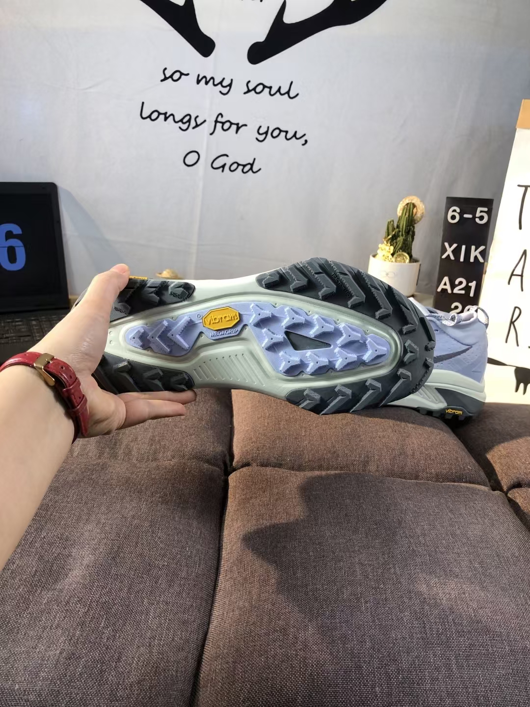 Nike ACG Zegama Trail 6 Grey & Sky Blue Durable Breathable Running Shoes