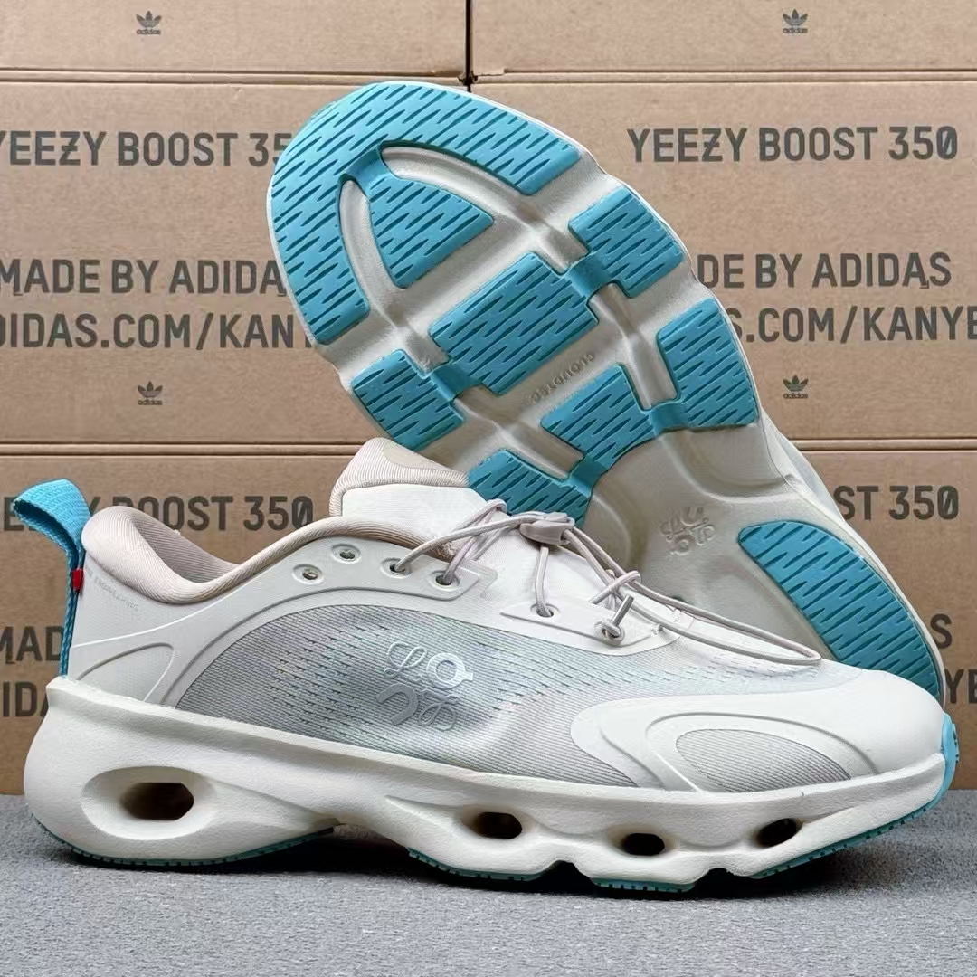 Zendaya × On Cloudzone Moon – Stone Grey Performance Running Sneakers