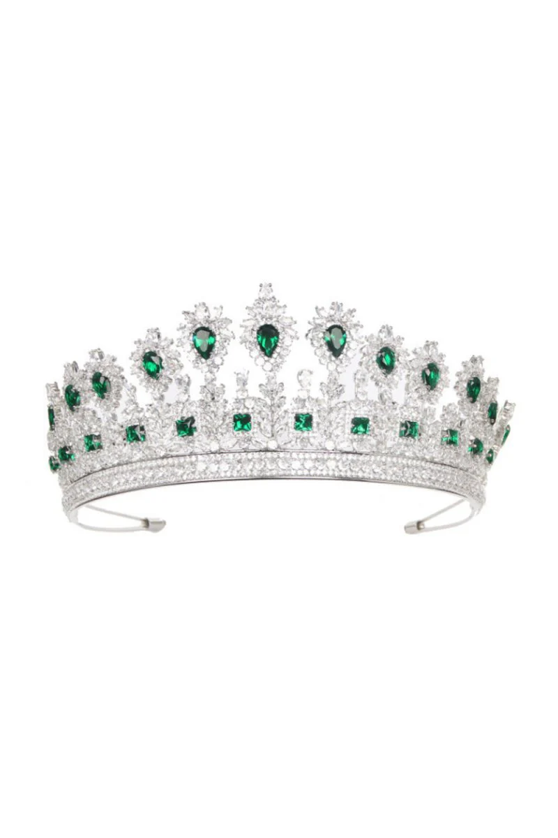 Green Zircon Princess Crown