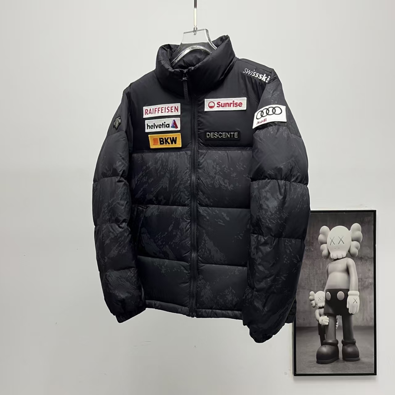 DESCENTE x Audi Multi-Badge 2.0 Down Jacket in Camouflage – Limited Collaborative Design