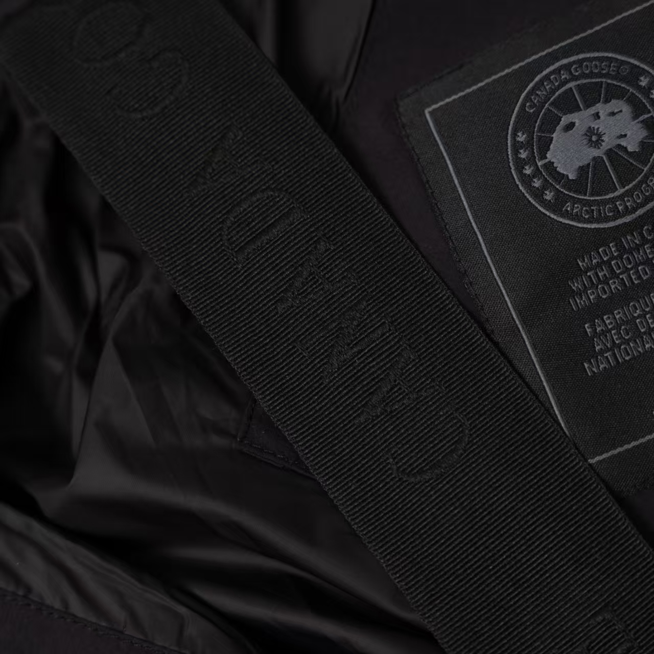 Canada Goose Black Hooded Down Parka