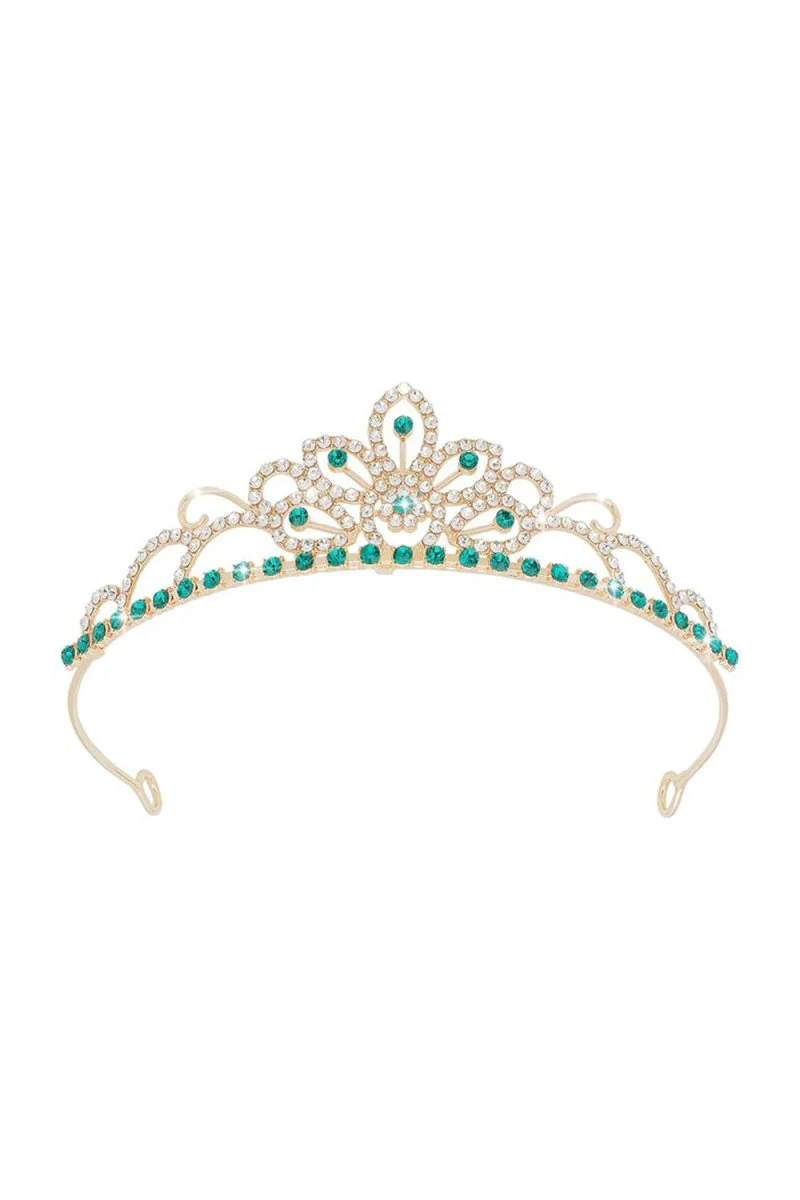 Green Crown Tiaras for Women