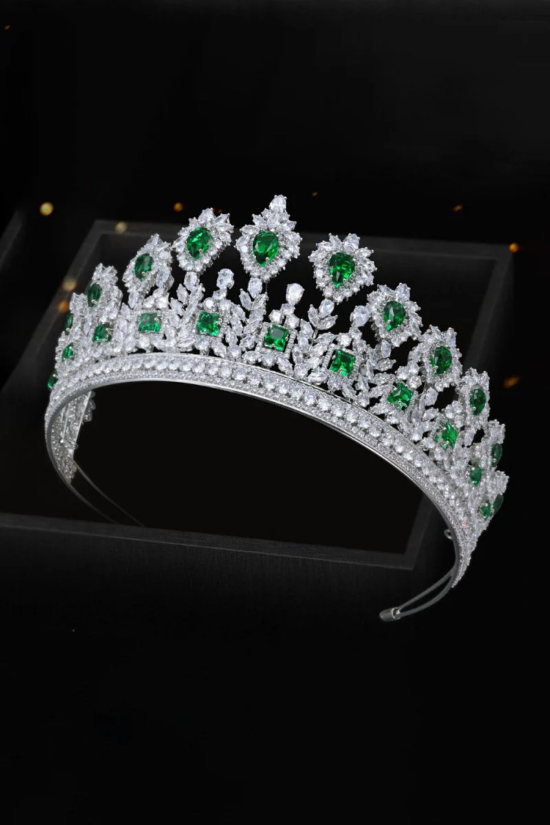 Green Zircon Princess Crown