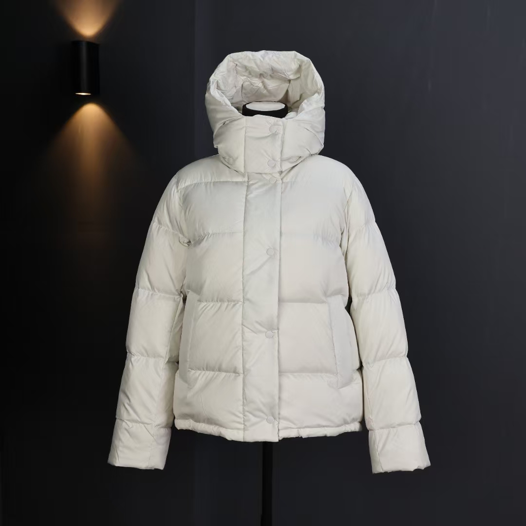 Lululemon Winder Puff Cropped Jacket in White – Lightweight Down Puffer