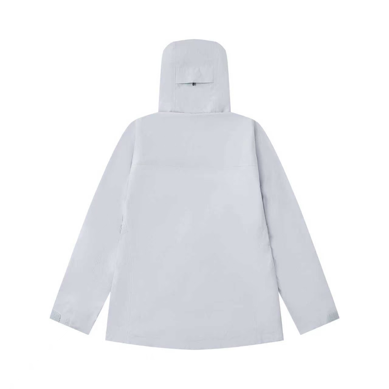 KAILAS Bogda LT White Hardshell Jacket, Waterproof, V-Neck Hood, Lightweight, Mountaineering