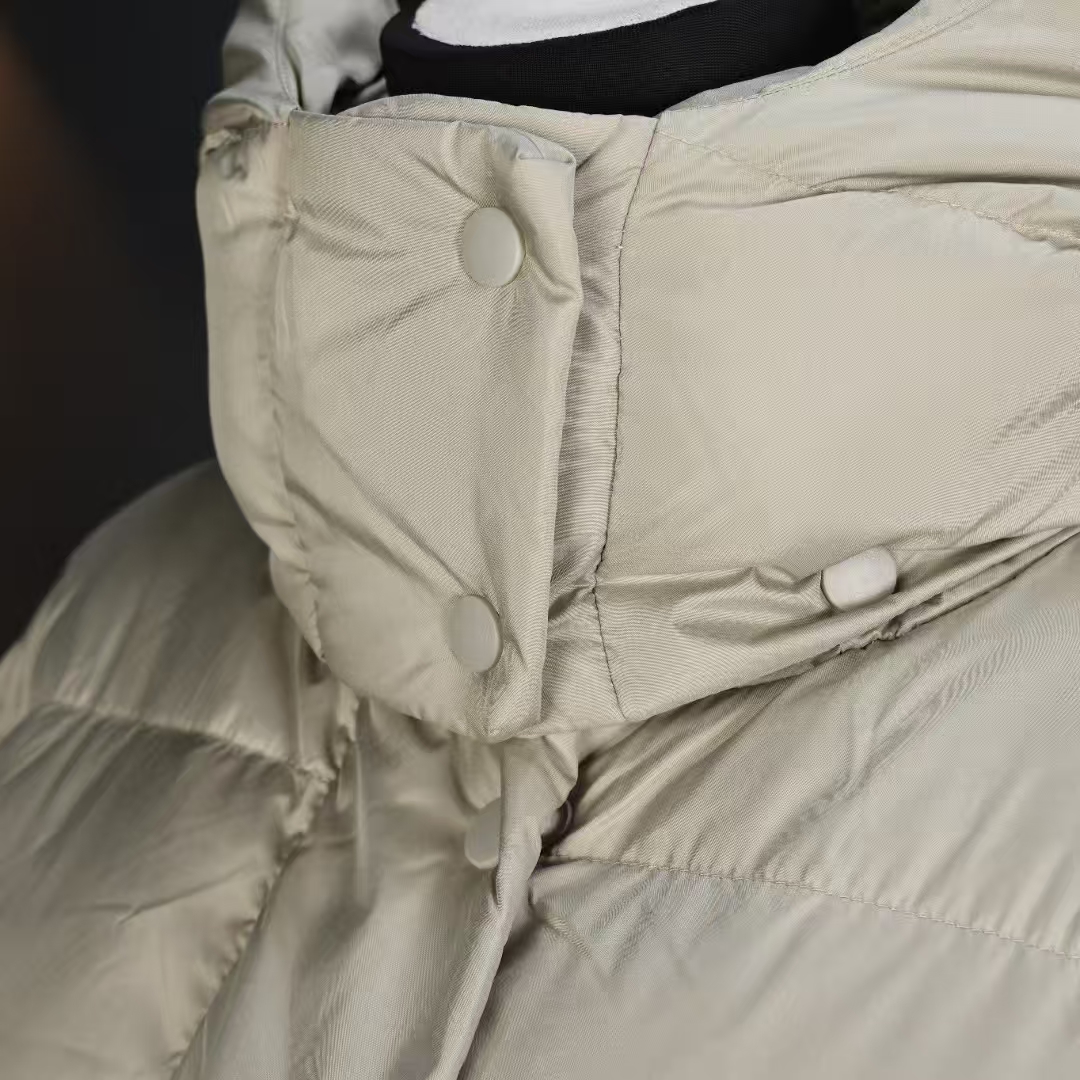 Lululemon Winder Puff Cropped Jacket in Light Khaki – Soft-Toned Down Puffer