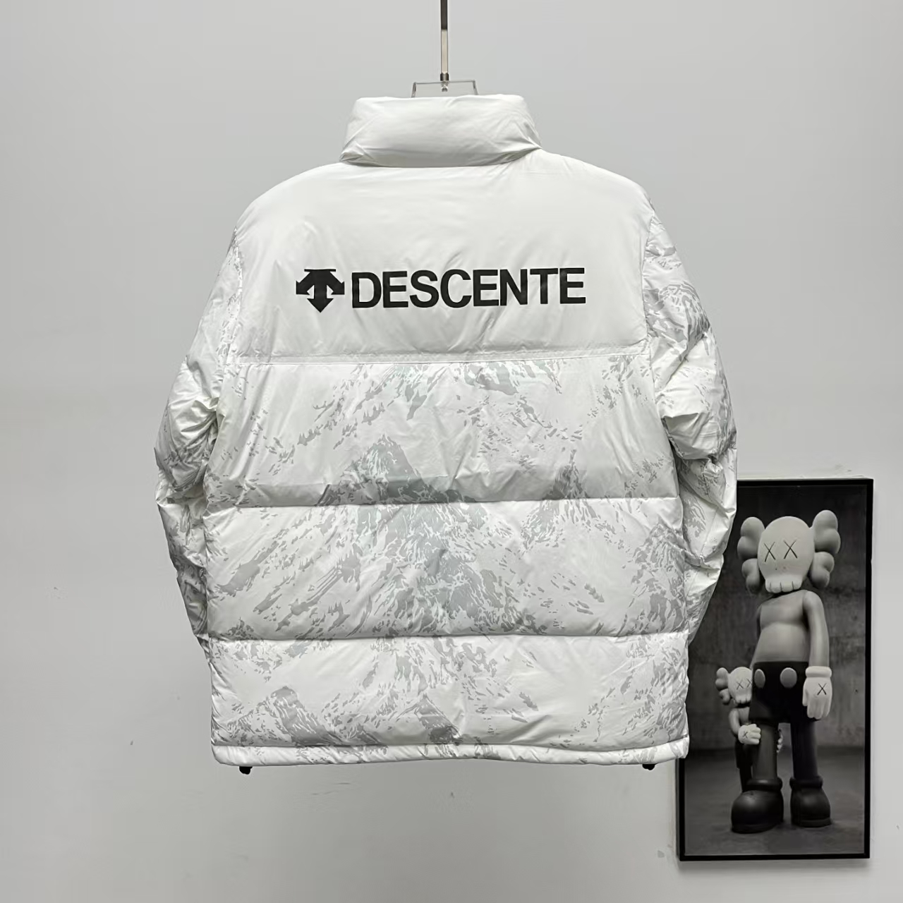 DESCENTE x Audi Multi-Badge 2.0 Down Jacket in White – Collaborative Performance Luxury