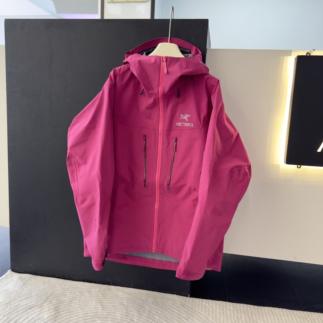 Arc'teryx Fuchsia GORE-TEX Pro Hardshell Jacket with Embroidery