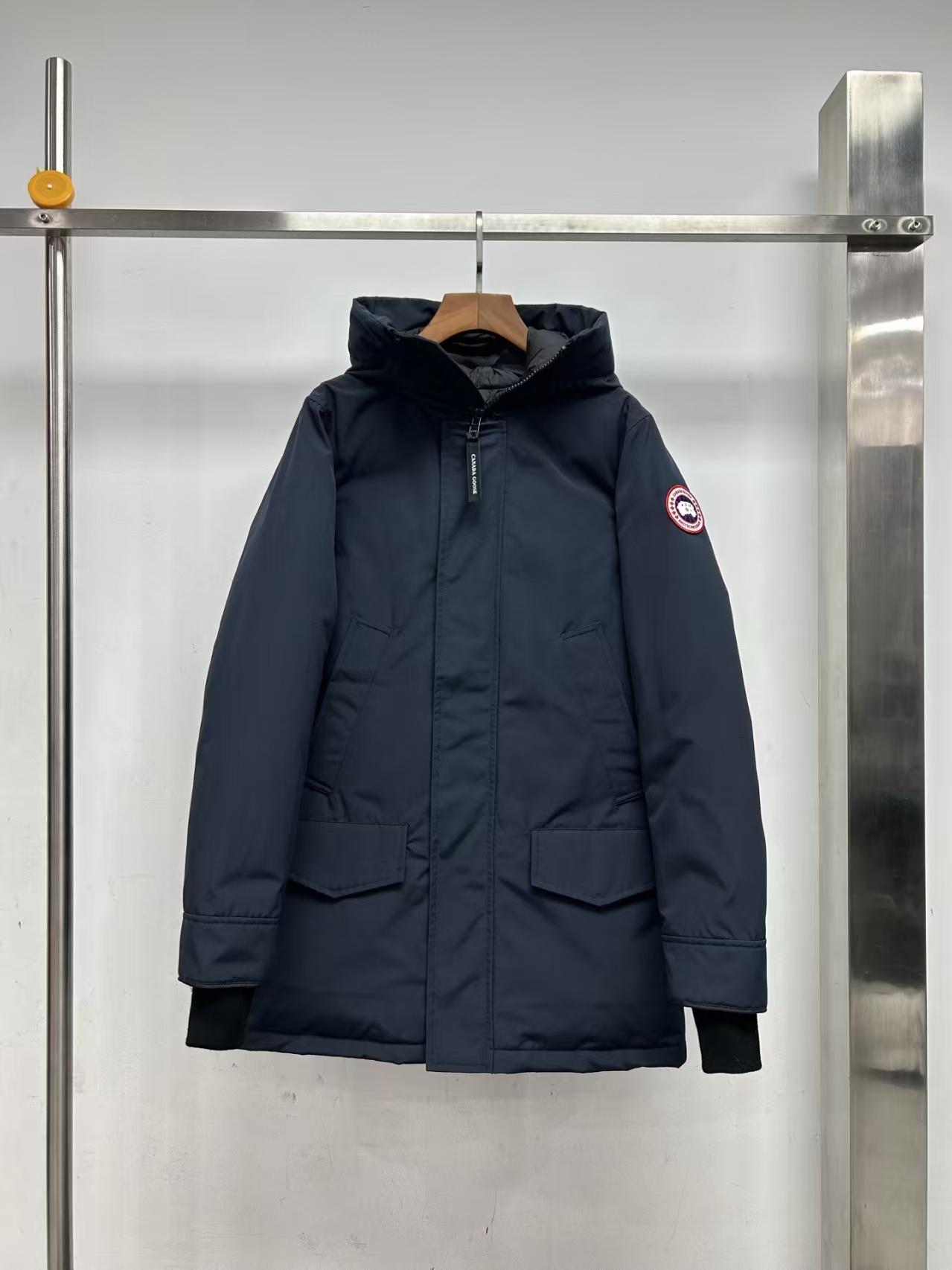 Canada Goose Langford Long Navy Parka – Red Label, Extreme Cold Protection