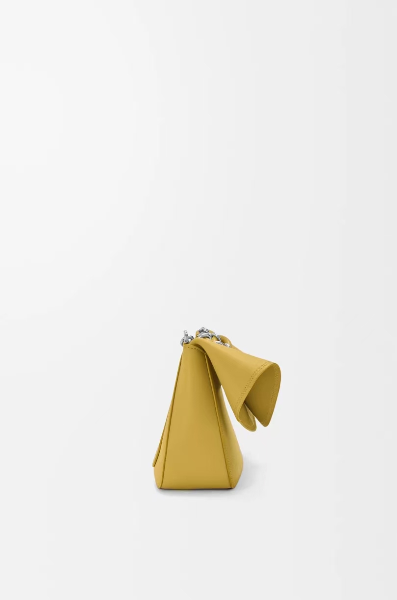 LOEWE Medium Ola Bag in Ginger Yellow Smooth Calfskin