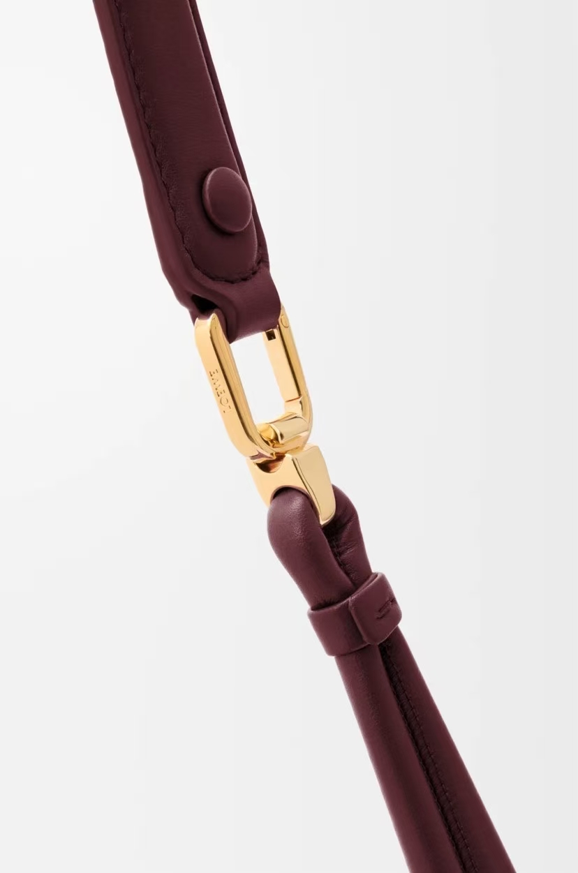 LOEWE Medium Madrid Bag - Brownie, Trapezoid Shape & Pebble Closure