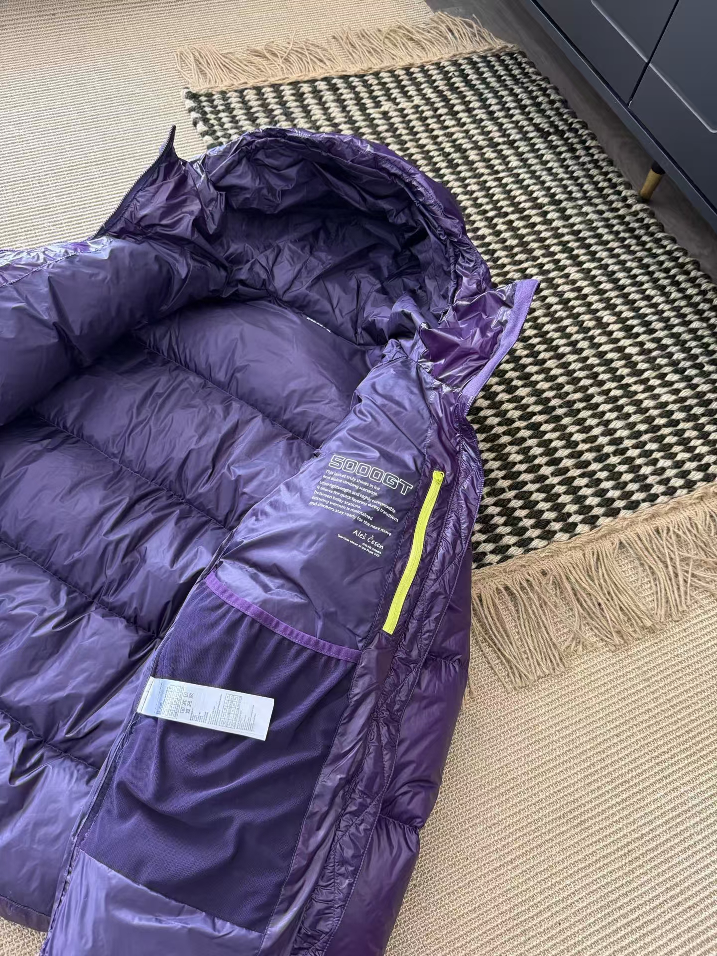 KAILAS 5000GT Outdoor Down Jacket in Mystic Purple – Comfortable & Windproof