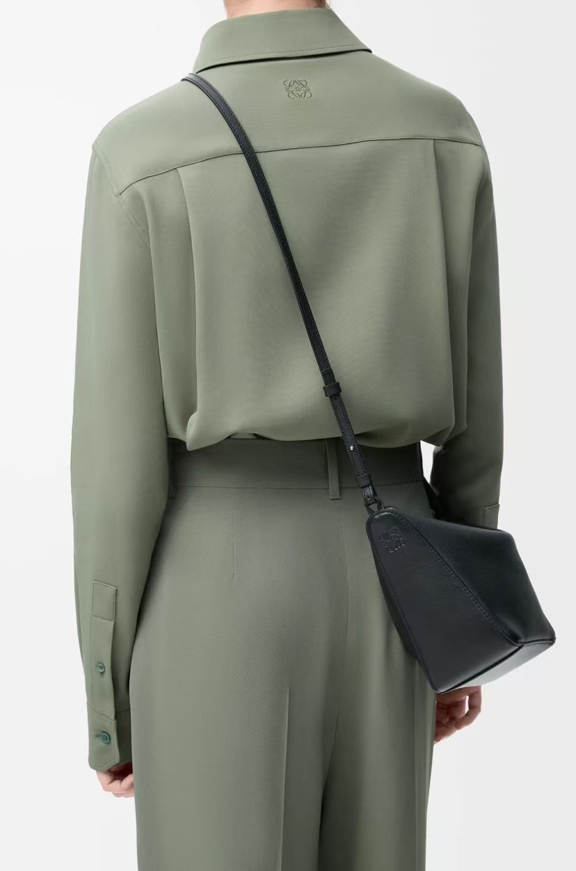 LOEWE Mini Hammock Bag - Black, Hobo Silhouette & Classic Leather