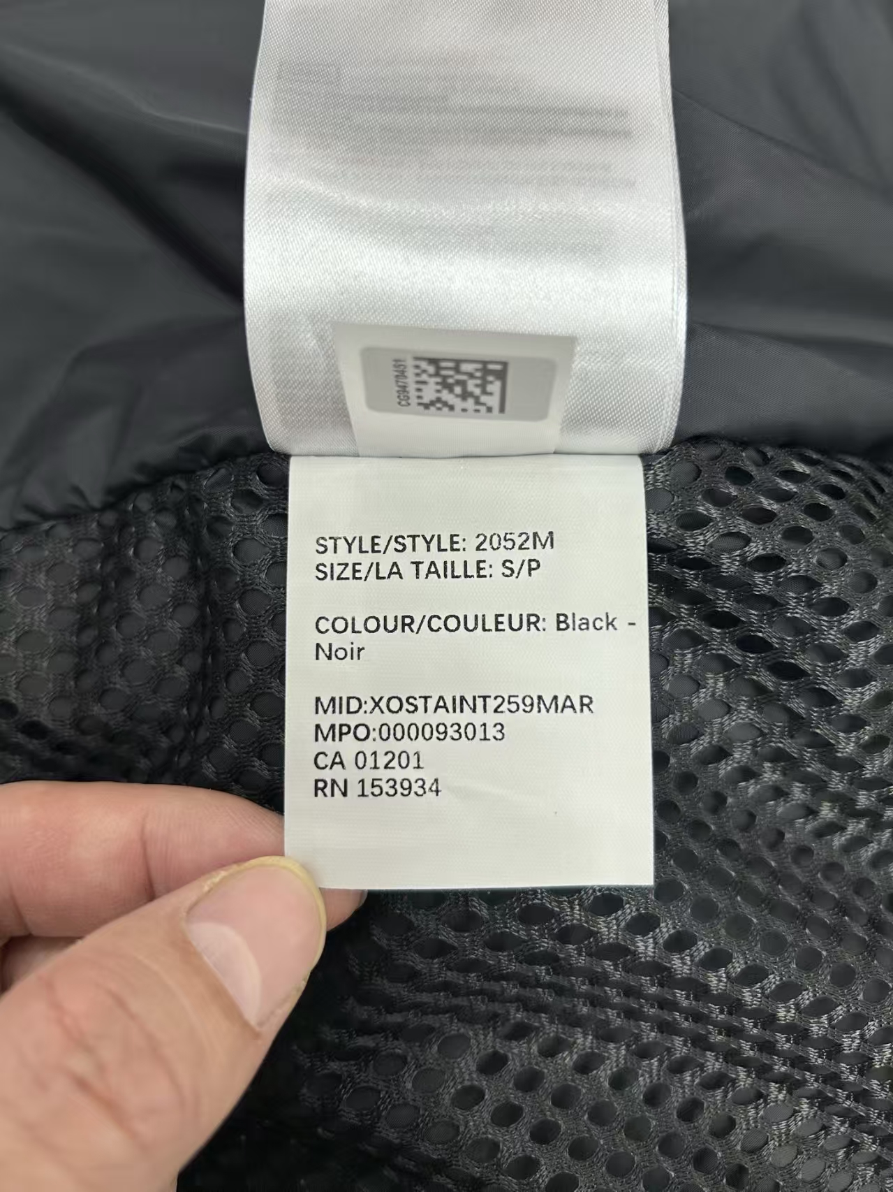 Canada Goose 2052M Langford Long Parka in Black with Red Label – Expedition Down Coat