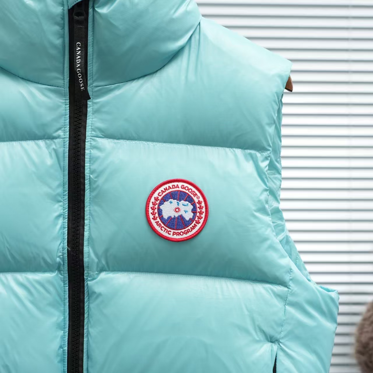 Canada Goose Sky Blue Down Vest – Lightweight Insulated Layer