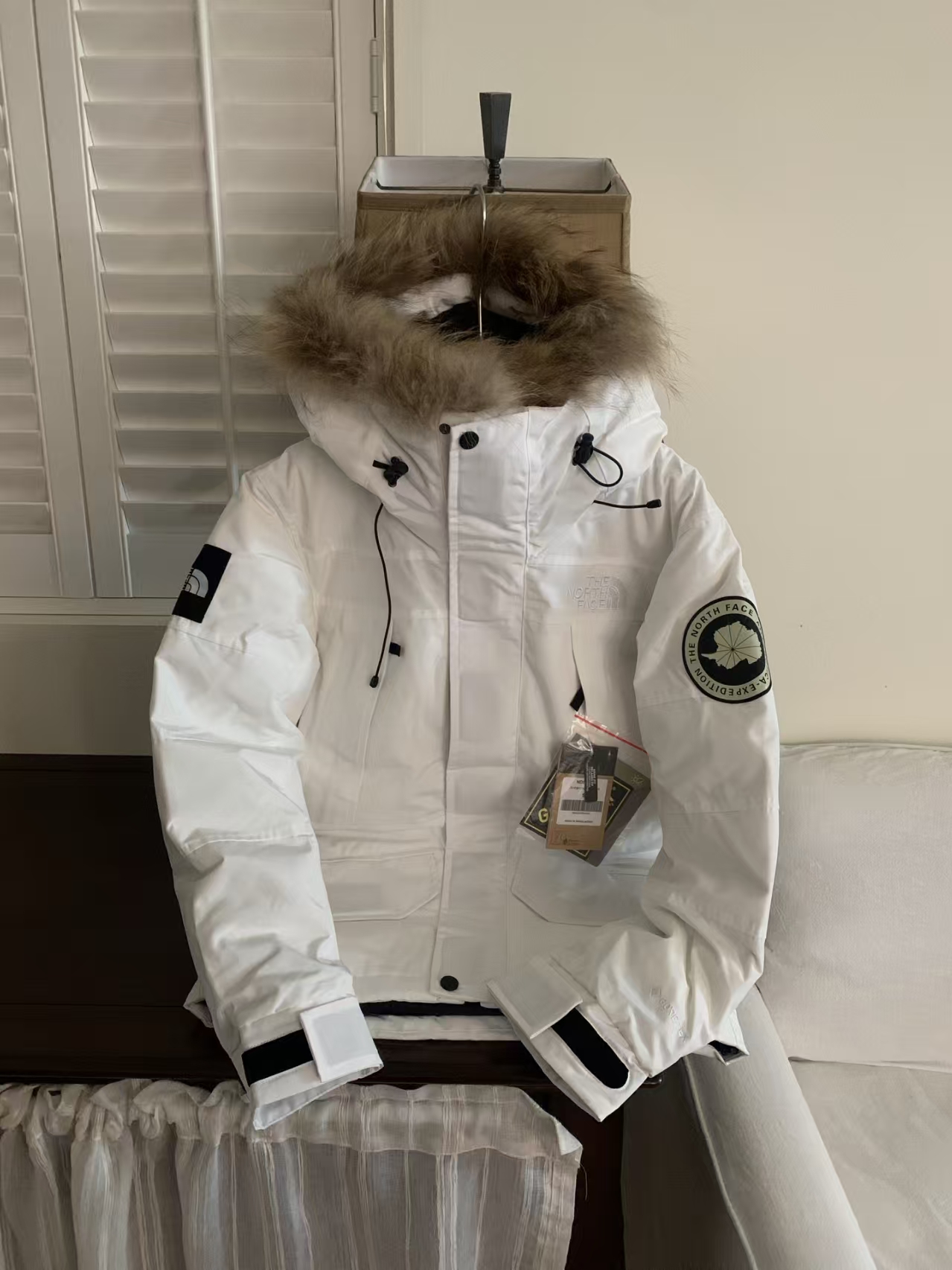 The North Face White Summit Workwear Down Jacket – Polar Utility Parka