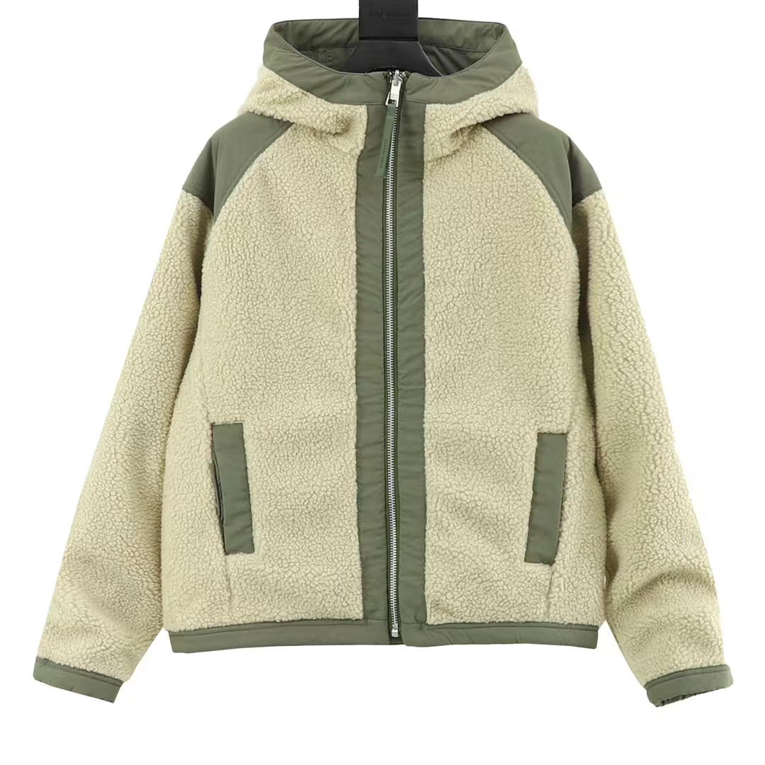 Canada Goose Reversible Lambswool Zip Jacket in Beige