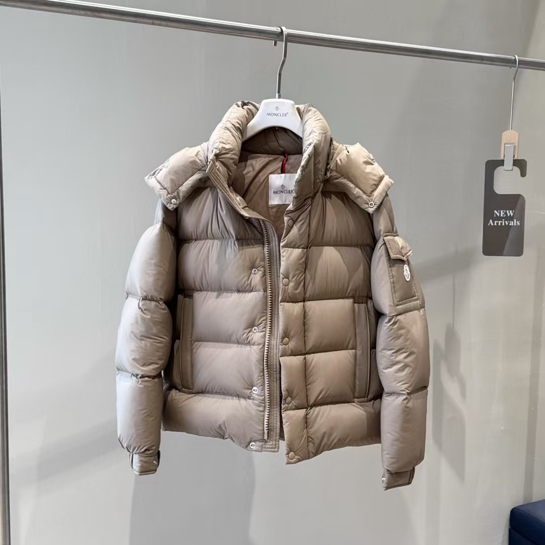 Moncler 70th Anniversary Maya Matte Down Jacket in Khaki – Legacy Limited Edition