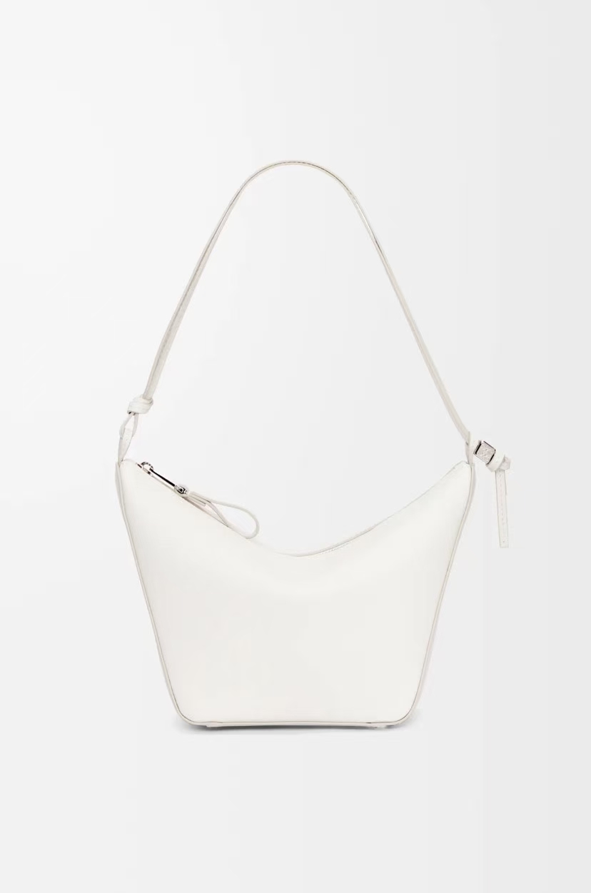 LOEWE Mini Hammock Bag - Soft White, Hobo Silhouette & Classic Leather