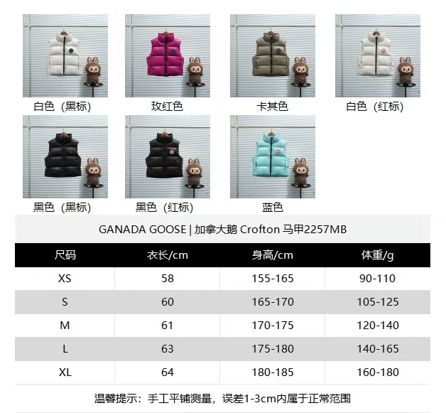 Canada Goose White Down Vest – Black Label Edition