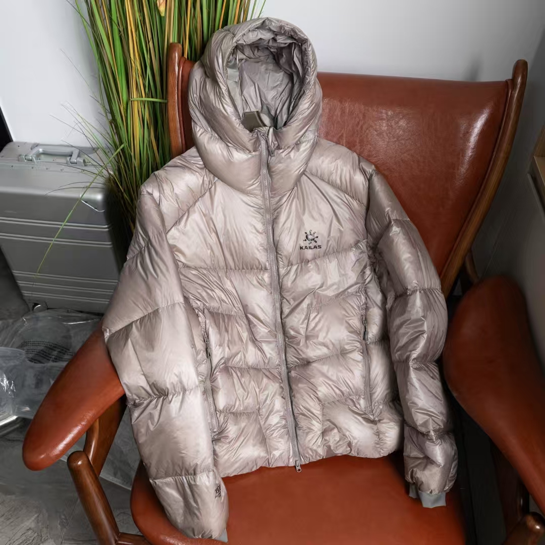 KAILAS 5000GT 1000-Fill Down Jacket in Grey – Ultralight Alpine Parka