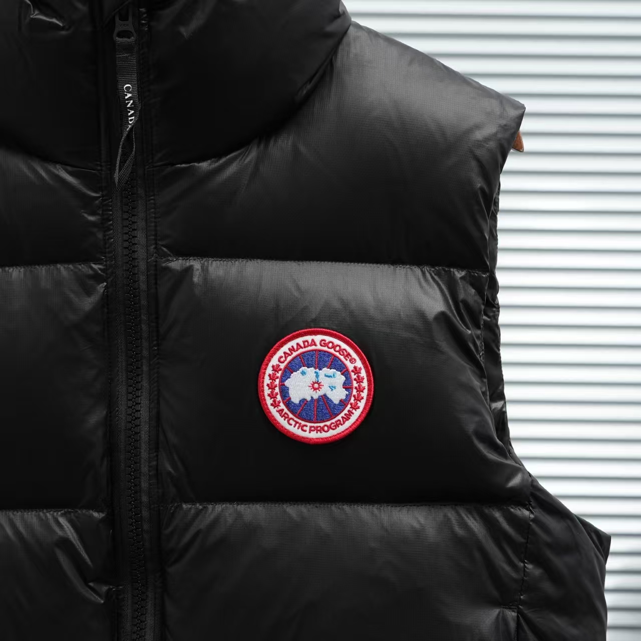Canada Goose Black Down Vest – Red Label Edition