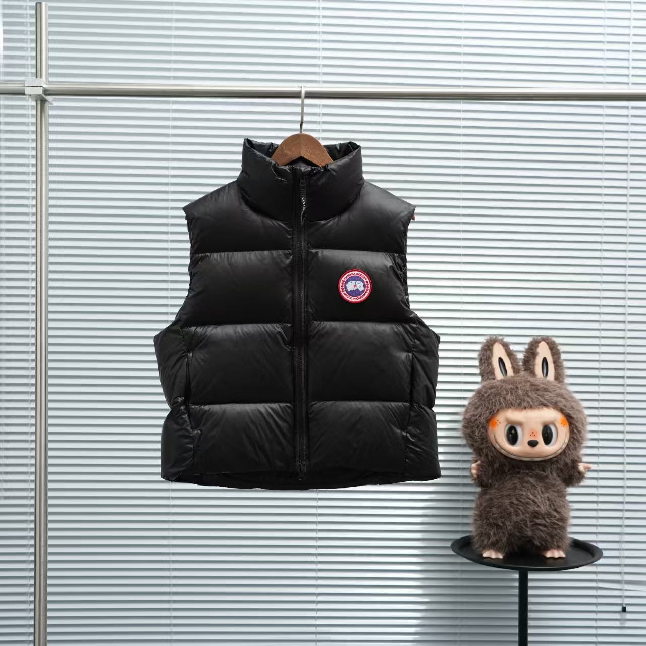 Canada Goose Black Down Vest – Red Label Edition
