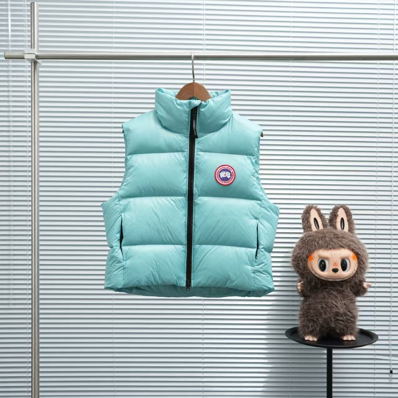 Canada Goose Sky Blue Down Vest – Lightweight Insulated Layer