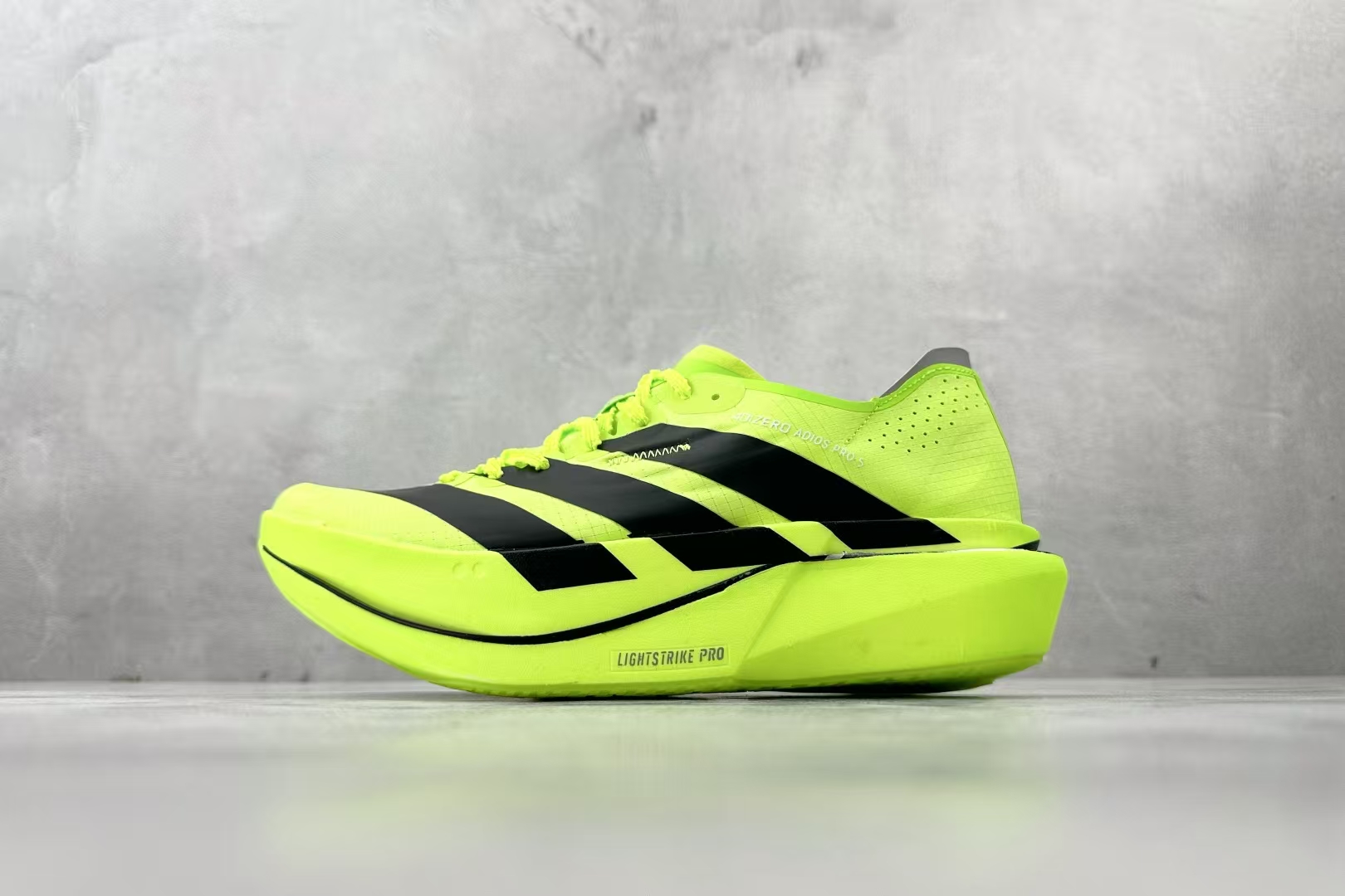 adidas Adizero Adios Pro 5 in Black & Green – Elite Carbon Racing Shoes