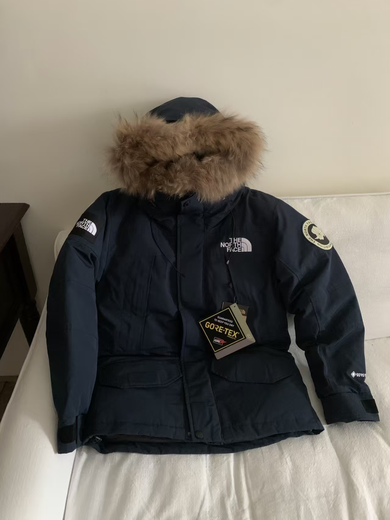 The North Face Summit Workwear Navy Blue Down Jacket
