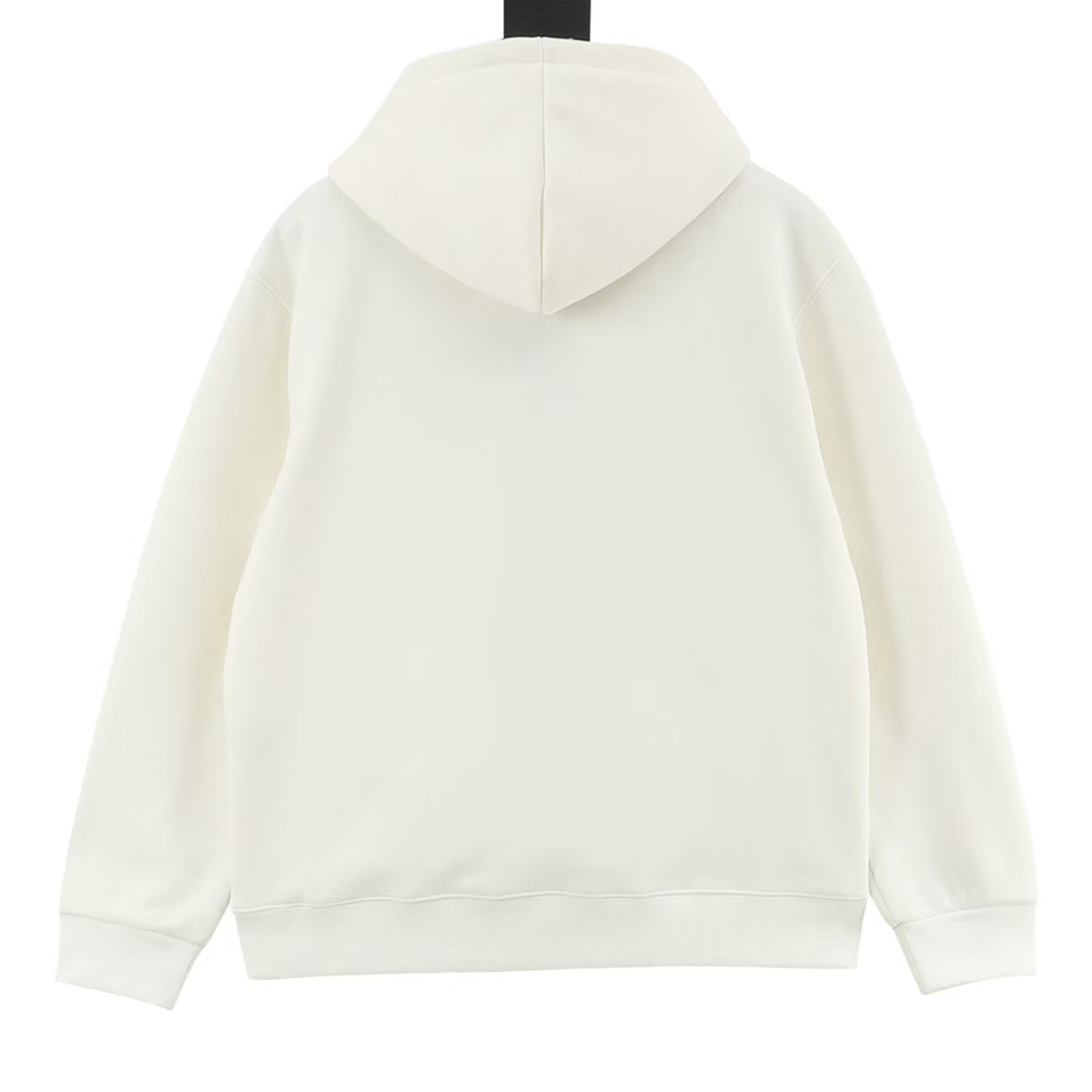FENDI Prismatic White Hoodie | Holographic FF Motif