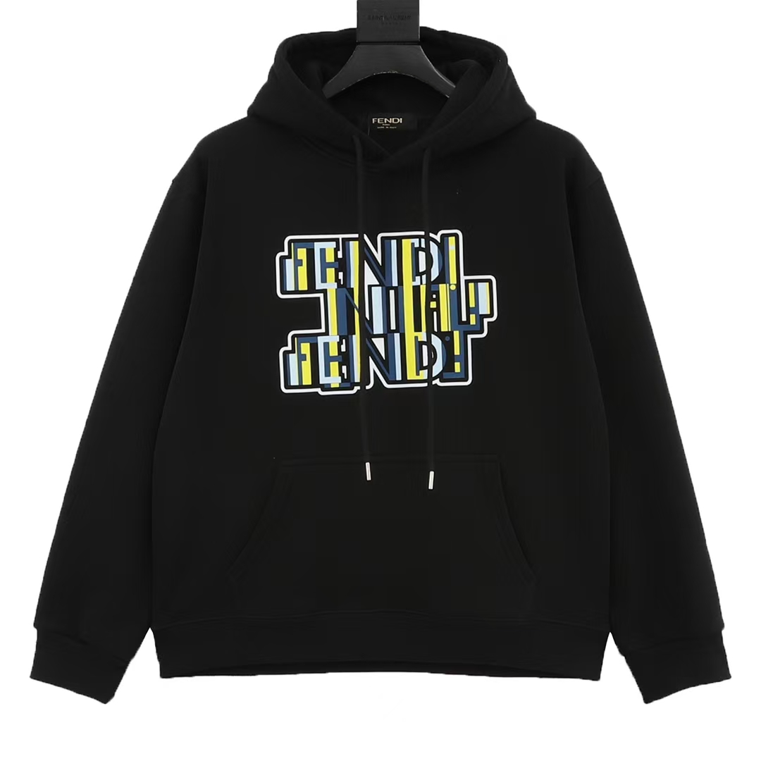 FENDI Midnight Iridescent Flash Hoodie