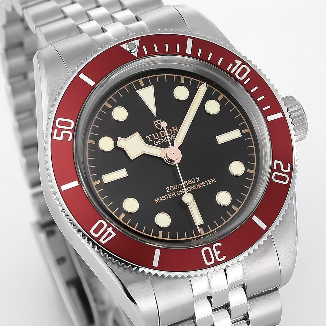 Tudor Heritage Black Bay 58 Red Aluminum Bezel Men's Watch - 41mm