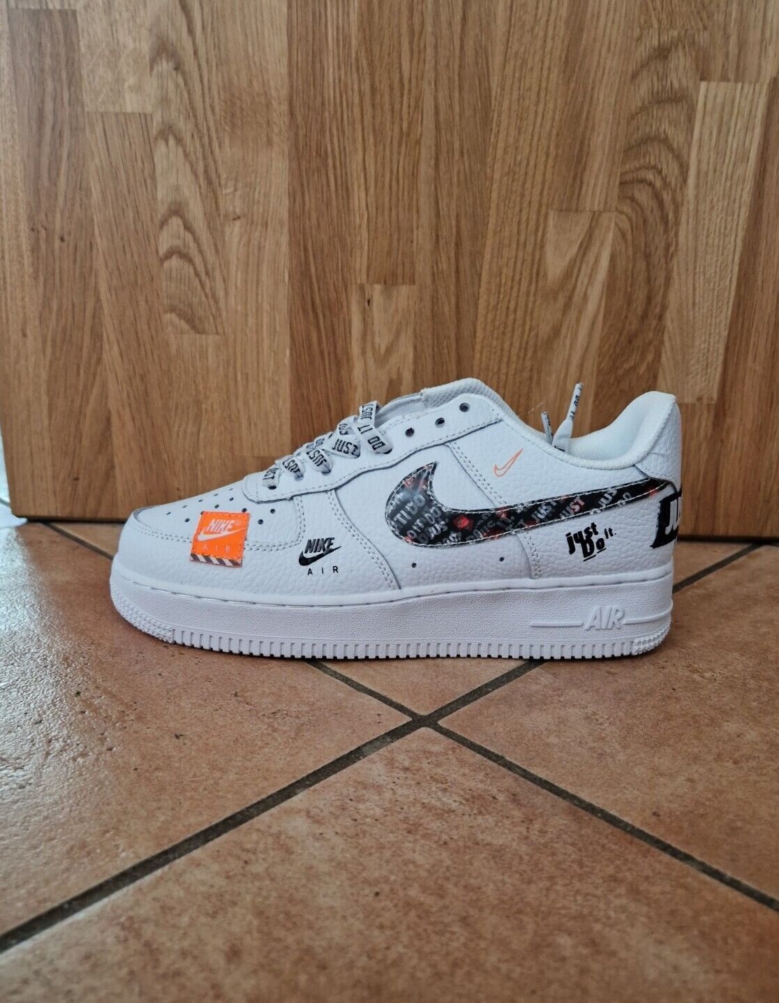 Nike Air Force 1 Low '07 Prem Just Do It Utility White Black tout tailles top