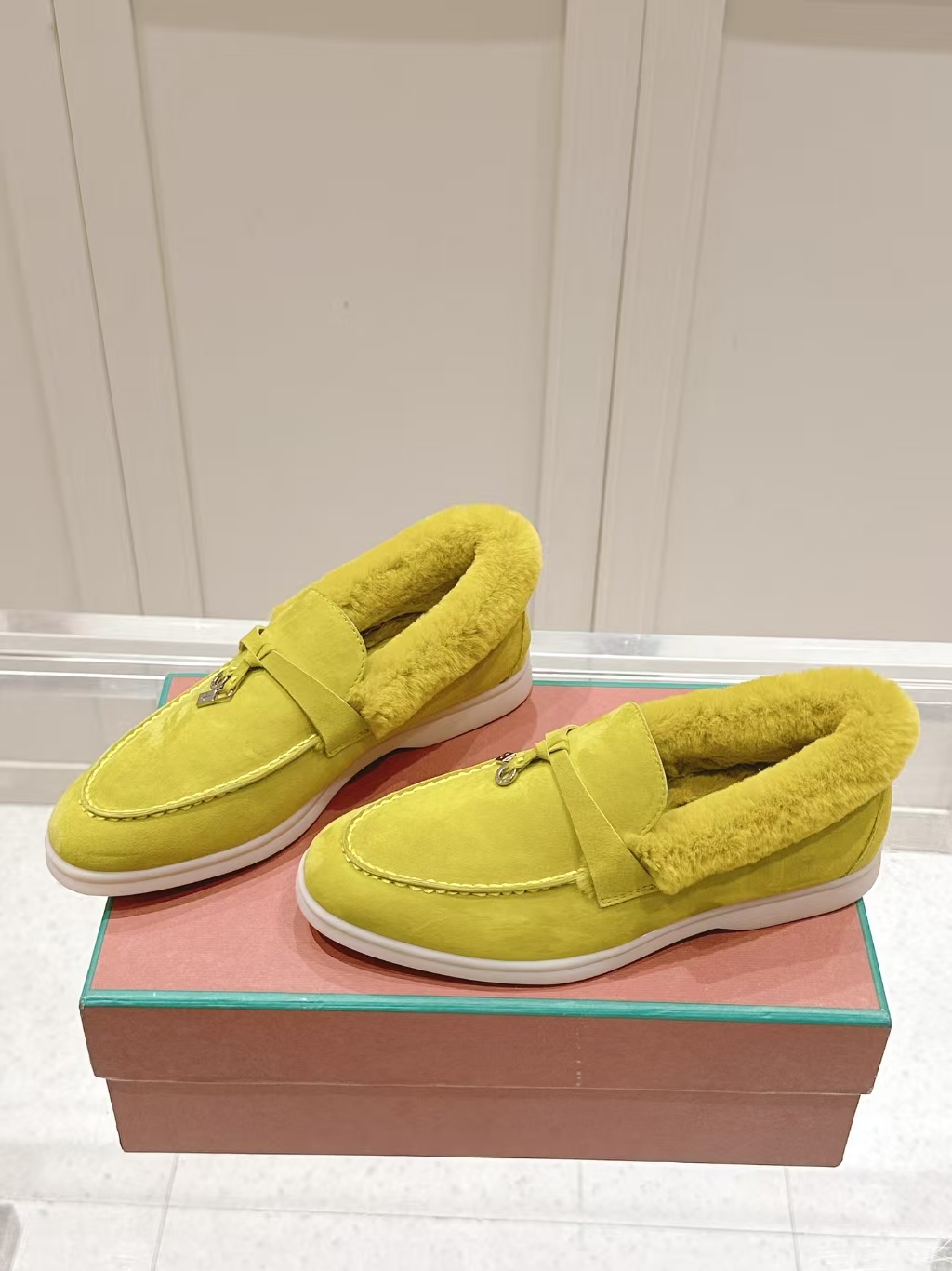 Loro Piana Buttercup Shearling Loafer