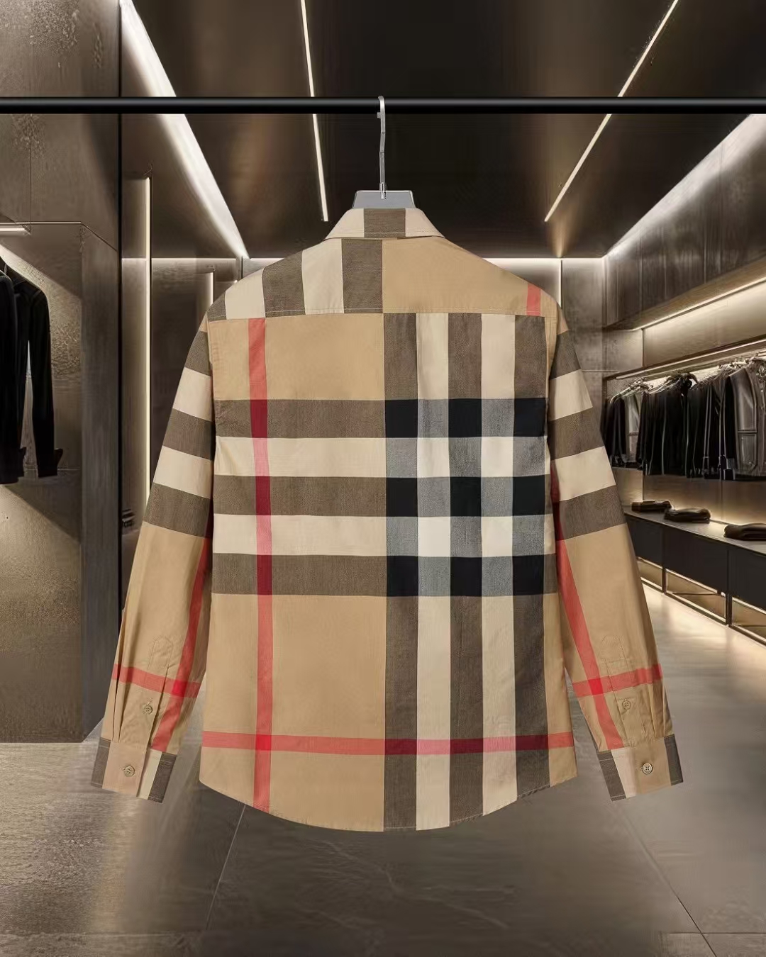 Burberry Signature Check Shirt in Khaki