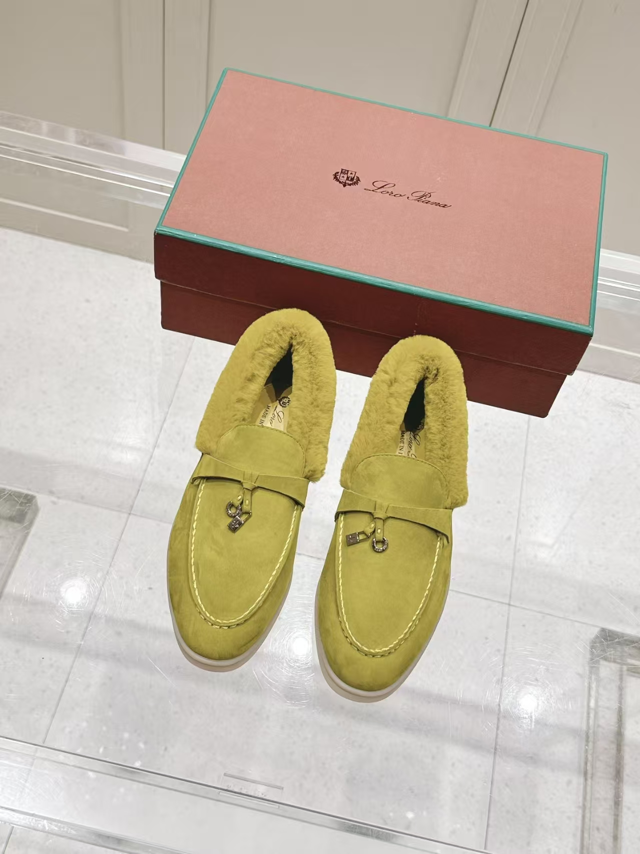 Loro Piana Buttercup Shearling Loafer