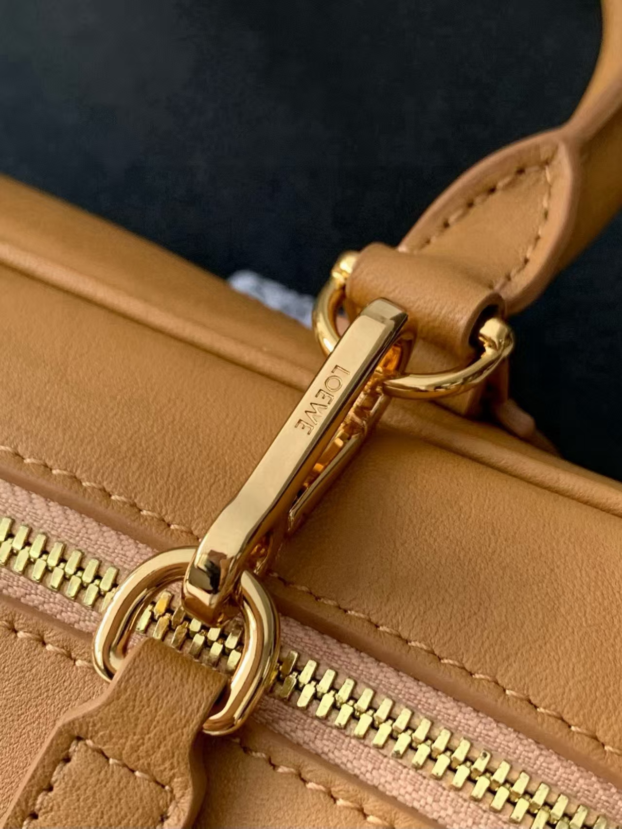 LOEWE Amazona 23 Bag - Warm Sand Yellow, Cropped Nappa Leather & Top Handle