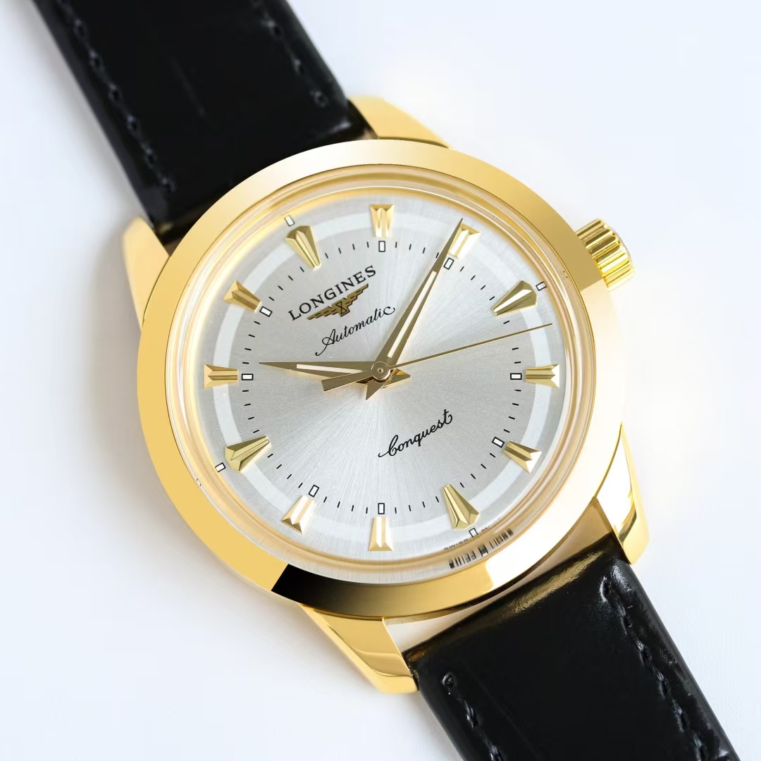 Longines Conquest 1959 Reissue - 40mm, Sapphire, Auto, Leather Strap