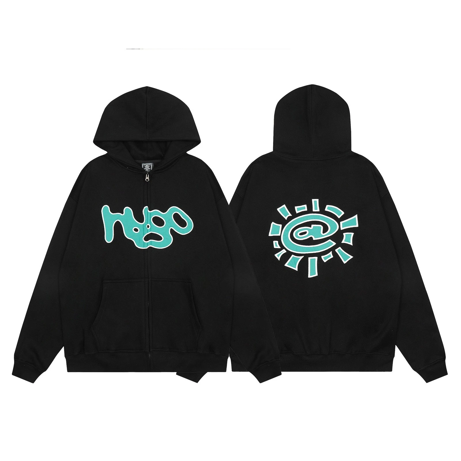 Adwysd Always Do What You Should Do Hooded Jacket Black