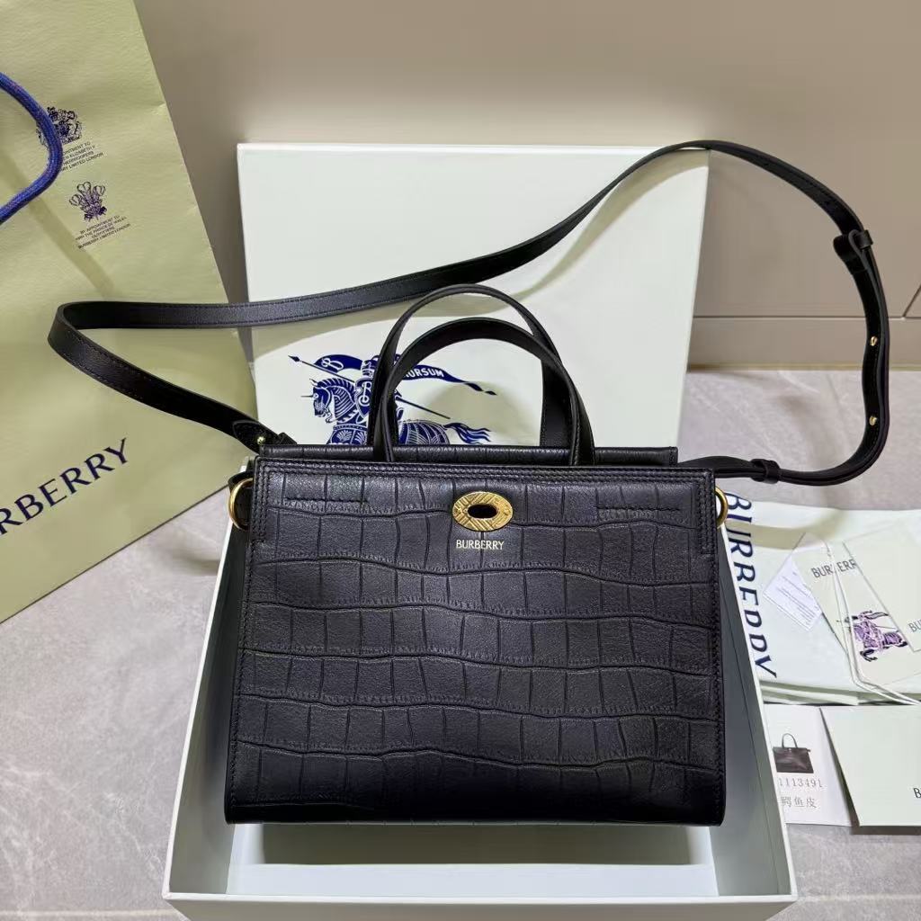 Mini Leather Tote for Everyday Elegance - BURBERRY Cotswolds