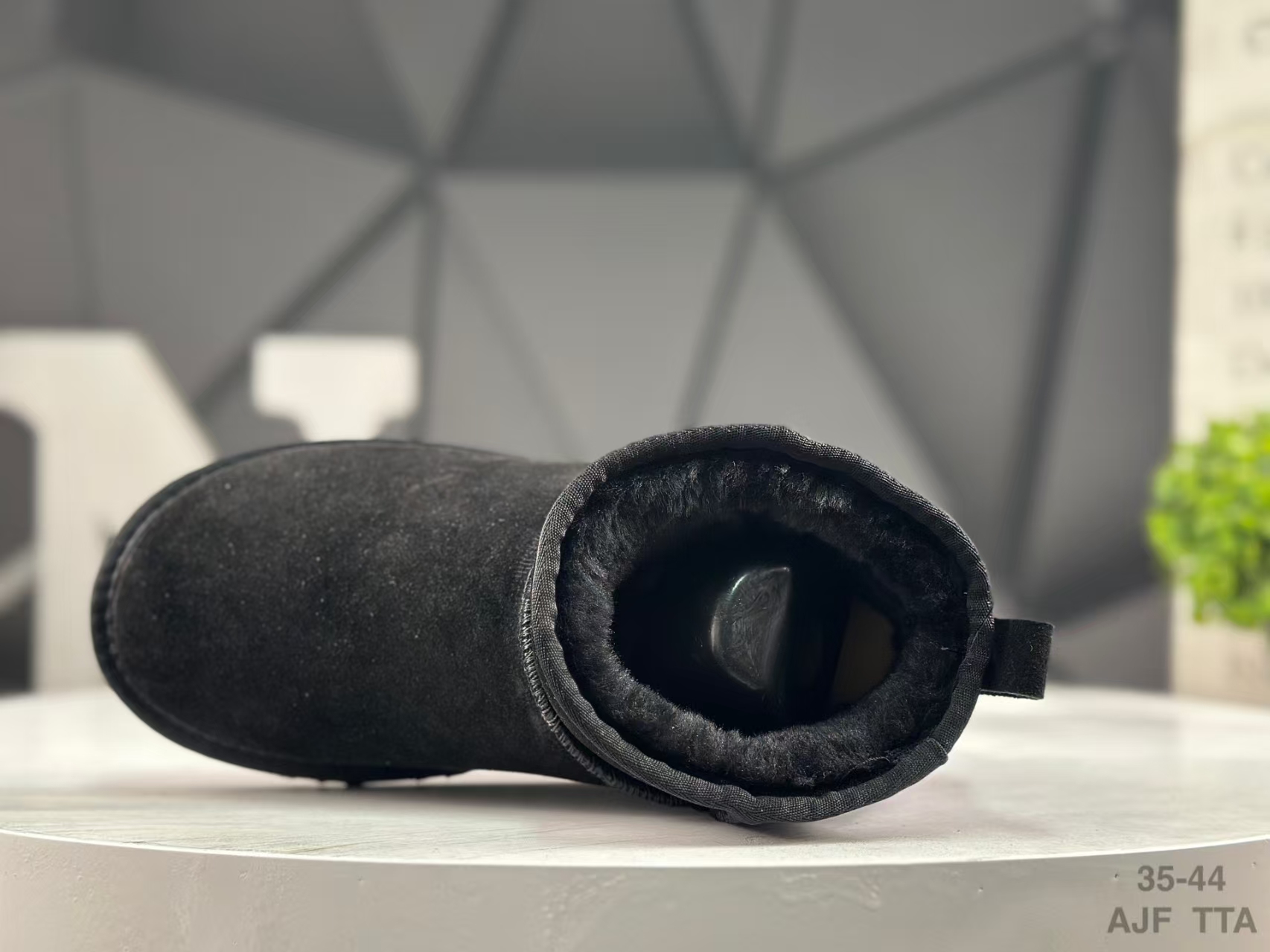 UGG Black Cozy Casual Shoes | Sheepskin Slip-Ons