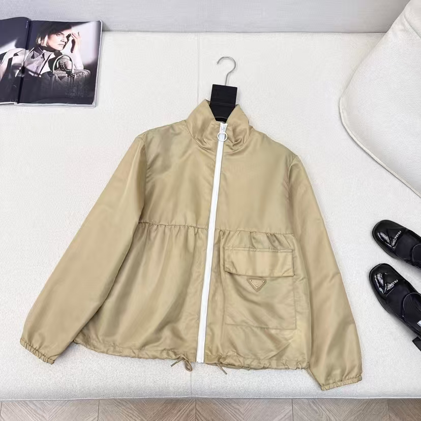 Prada Desert Recycled Nylon Short Jacket | Hybrid Feminine-Tech Desig
