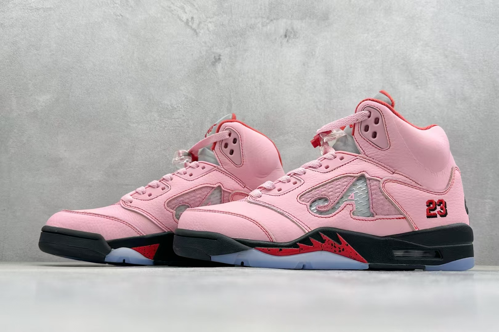 Air Jordan 5 Retro Black & Pink | Mid-Top Vintage Basketball Sneaker