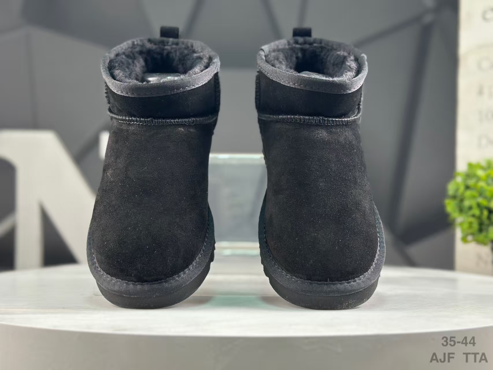 UGG Black Cozy Casual Shoes | Sheepskin Slip-Ons